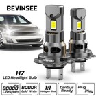 H7 LED Headlight Bulbs High Low Beam 70W 12000LM Lamp For Peugeot 807 EB 02-22