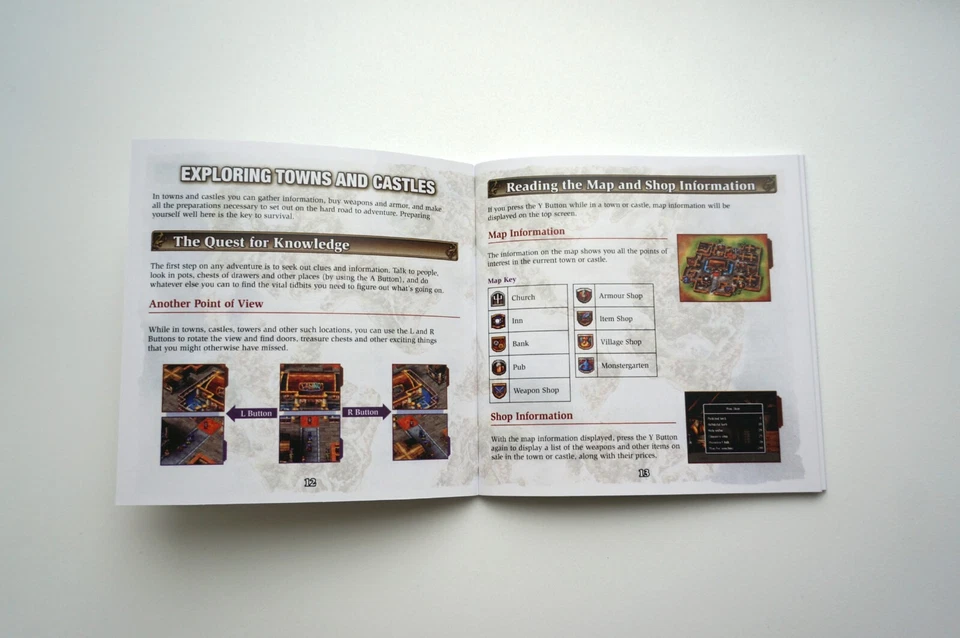 Dragon Quest V: Hand of the Heavenly Bride (DS) MANUAL ONLY READ DESCRIPTION - Image 3 of 4