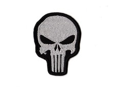 Skull Morale Army Patch Punisher Biker Motorcycle Tactical Special Forces