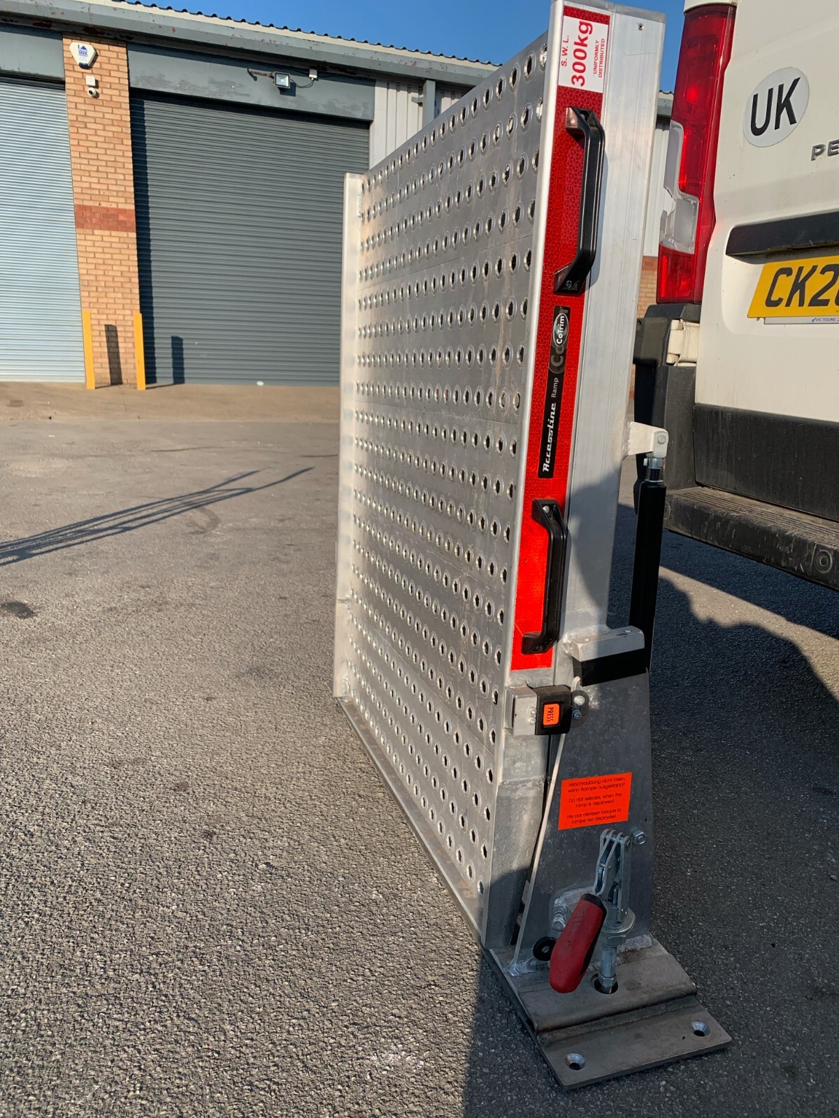 AMF Van Ramp 300kg, 2.4m or 2m length x 80cm Swivel Loading Ramp, BOTH ...