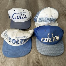 Vintage Indianapolis COLTS Logo Athletic Sports Specialties Hat Lot Shadow Read