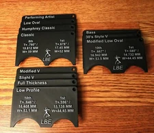 Neck Shaping Templates for Acoustic Guitar Gauges Martin Classic Bass Artist