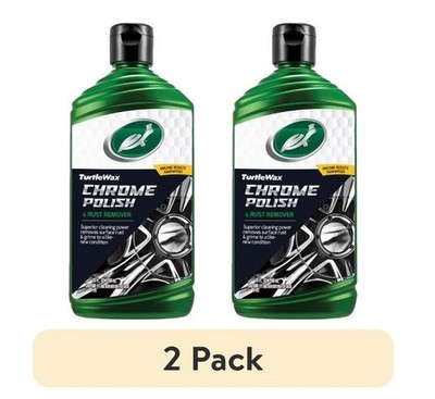 Turtle Wax Renew Restore Chrome Polish and Rust Remover, 10 oz ( Pack of 2 )