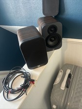Q Acoustics 3010 bookshelf speakers in walnut