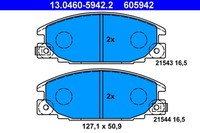 Bremsbelagsatz Scheibenbremse ATE 13.0460-5942.2 FüR Opel Isuzu Campo Frontera 1