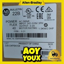 22B-D4P0N104 22BD4P0N104 Allen Bradley PowerFlex 40 AC Drive SURPLUS IN BOX 2021