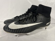 Nike Mercurial Football Boots Size 8 Uk With Sock Firm Ground Screw In Studs