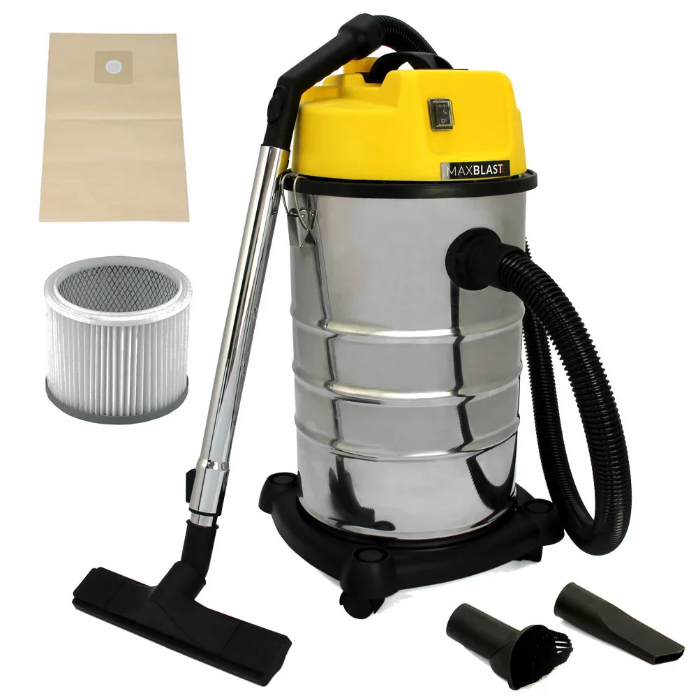 MAXBLAST Industrial Wet & Dry Vacuum Cleaner & Attachments,