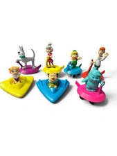 Vintage 1989 Wendy's Kids Meal The Jetsons Space Gliders Complete Set of 6