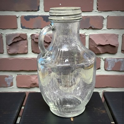 Vintage SPEAS Co. Vinegar U-Sav-It Half Gallon Glass Jug With Ball Zinc Lid