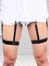 Sale Shirt Tuck Holders   Anti-Wrinkle Shirt Stays with Thigh Loops Uniforms