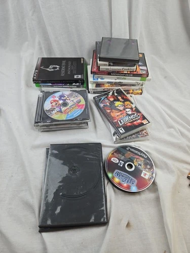 Lot Of  PS2, PS3,  WII, Wii U Ds Psp Video Games Untested As Is