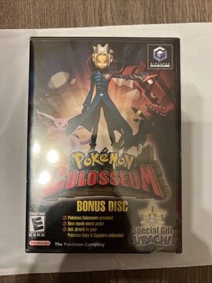 Pokemon Colosseum Bonus Disc Nintendo GameCube 2004-disc Loose -scratch- Dents .