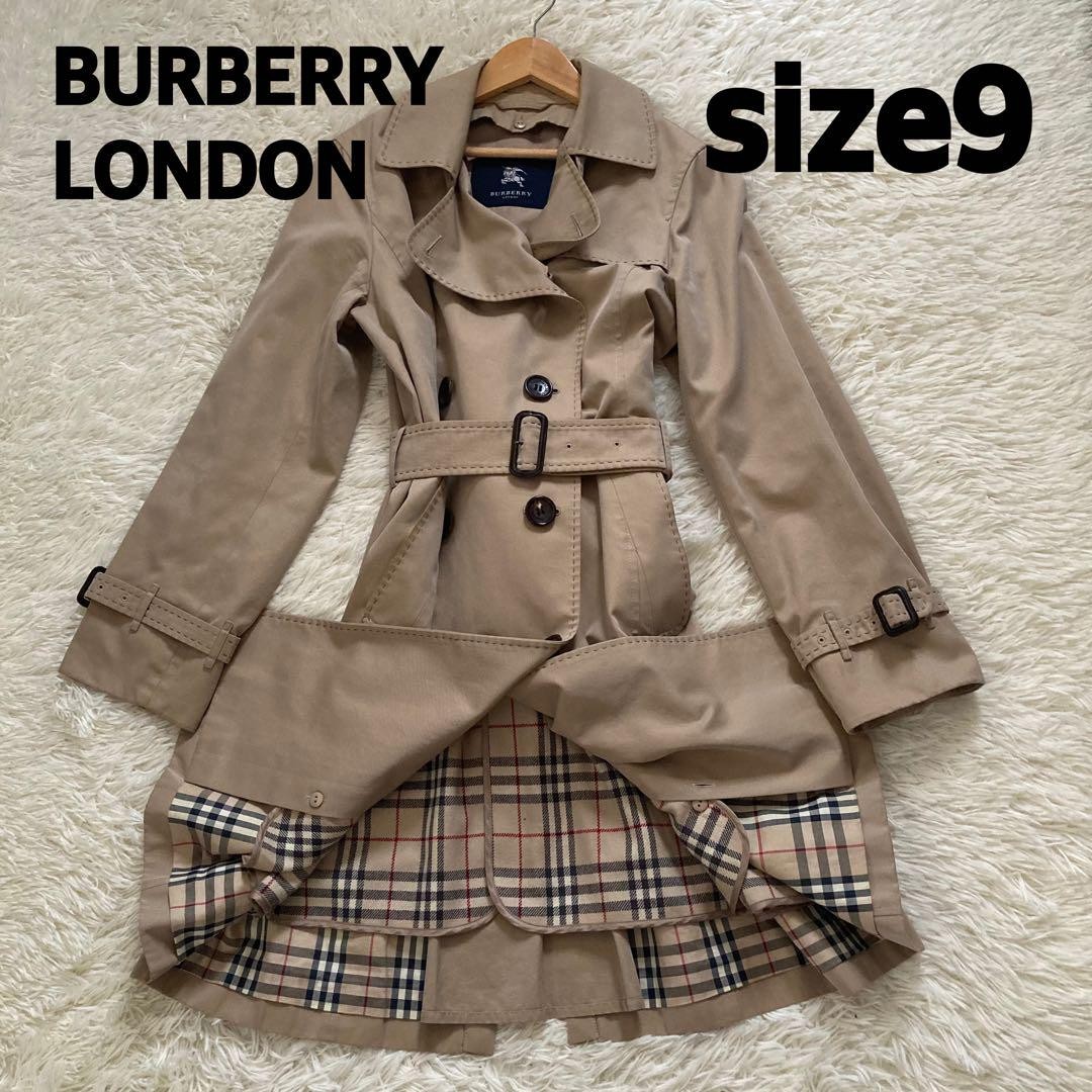 BURBERRY LONDON Women's Size 9 Trench Coat with Liner and Belt EH ZDA
