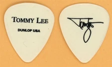 Motley Crue Tommy Lee 2002 Tour Dunlop Color Series Creme Guitar Pick