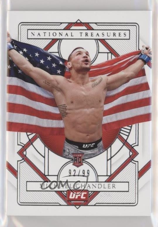 2021 Panini Chronicles UFC National Treasures 92/99 Michael Chandler #351 2k3