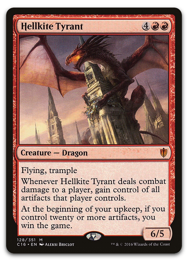 Hellkite Tyrant #128 (NM) Commander 2016 C16 Magic MTG