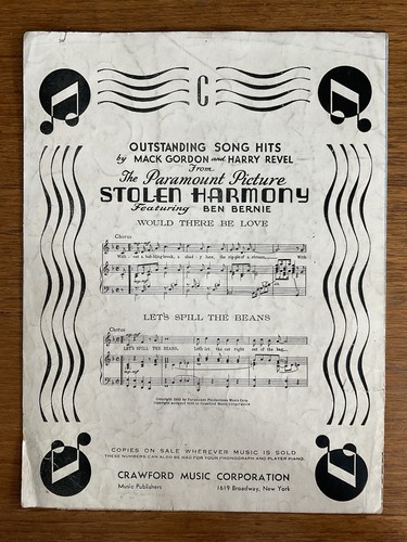 Lot~2 sheet music~Isle of Capri~Xavier Cougat~tango+Chasing Shadows~Ruth Etting - Picture 7 of 7