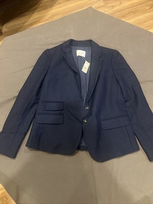 NICE! Ann Taylor Loft 2P Petite Gray Wool Blend Jacket