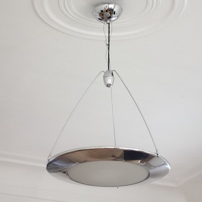    Sarfatti Ezio Didone ''Mira S'' Chrom UFO - Arteluce  Flos Italien 1990   