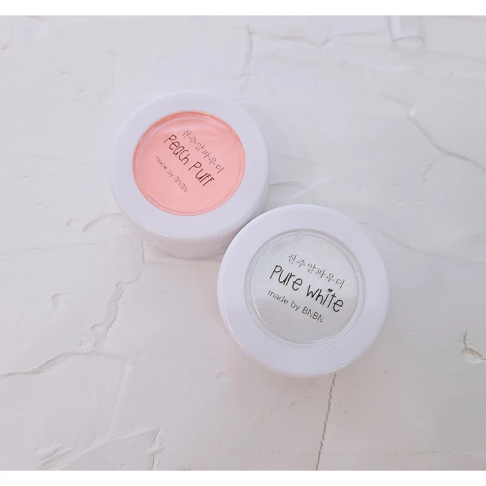 Bonnie B Peach Puff Pearl Aurora Glass Glow Nail Powder K-Beauty - Photo 4/4