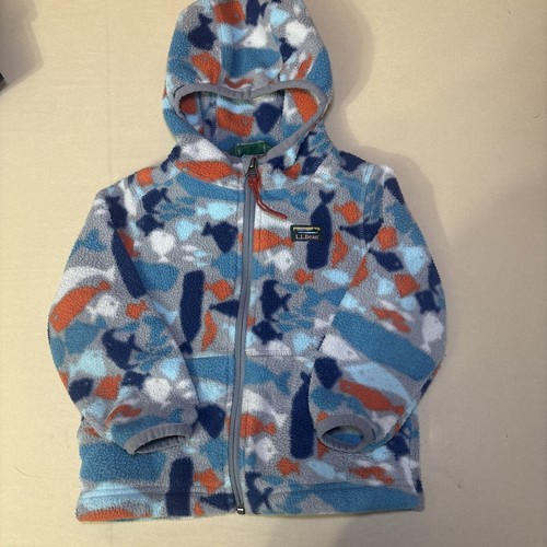 Chaqueta polar con cremallera LL Bean para niños pequeños talla 2T - Imagen 8 de 13