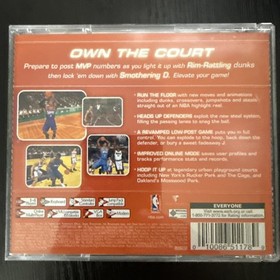 NBA 2K2 (Sega Dreamcast, 2001) Complete with Manual