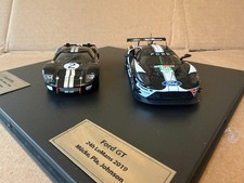 2-Car Set 24h LeMans: Ford GT40 #2 1966 & Ford GT #66 2019 1:43 Ixo