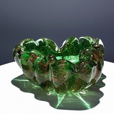 SCHALE  MIT AVENTURINGLAS, BAROVIER & TOSO, MURANO