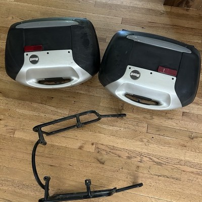 Buell XB12X Ulysses Hard Saddlebags Side Bags Cases With Key & Mounting Frame