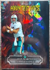 Dan Marino 2/2 Cracked Ice Zombie star Wild card haunted hits Laces out Dan