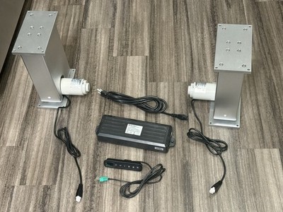 Jiecang 2x column lifts actuator w/ controller and power box