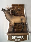 Olympia Beer Sign Vintage Elk 3D Wall Plaque Bar Decor Wildlife Series "AS IS"