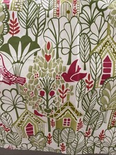 Pottery Barn Ivory Whimsical Duvet Cover Full/Queen 2 Standard Shams Cotton