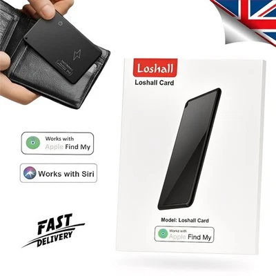 SFK Ultrathin Smart Track Card Wallet Tracker Phone Finder Works with iPhone Find My