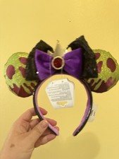 Disney Parks 2026 Snow White Evil Queen Poison Apple Minnie Mouse Ears Headband