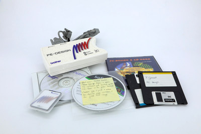 Brother PE-Design Card Writer System Software Festplatten Kabel & Karte