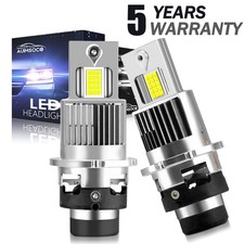 For Acura RLX 2014 D2S LED Headlight High Low Beam Lamp Xenon White Conversion