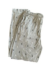 Polo Ralph Lauren Gray All Over Pony Print Pajama Jogger Pants Men's Large