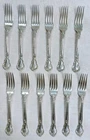 12 Gorham Chantilly Sterling Dinner Forks ( 7.5" )  Patent: 1895