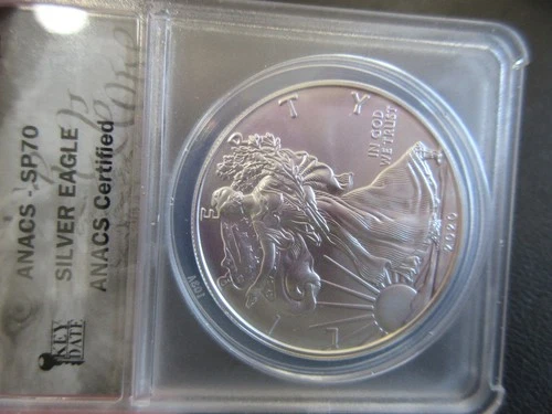 2020 W American Silver Eagle ANACS SP70 #0200844010102601
