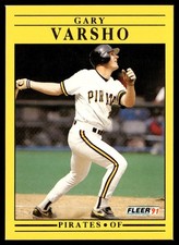 1991 Fleer Update Gary Varsho Pittsburgh Pirates #U-114