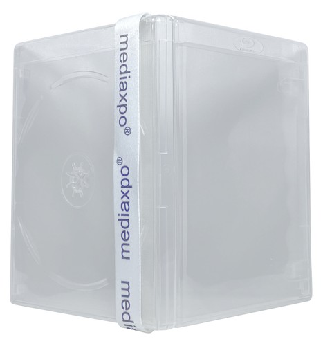 PREMIUM Clear Blu-Ray Single Cases 14MM Lot - Picture 2 of 4