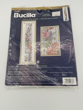 Bucilla Flowers, Birds,  Butterflies Counted Cross Stitch Kit...NEW