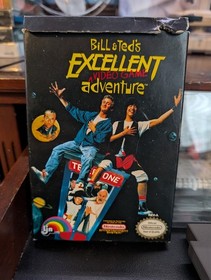 Bill & Ted's Excellent Video Game Adventure Nintendo NES w Box No Manual Works