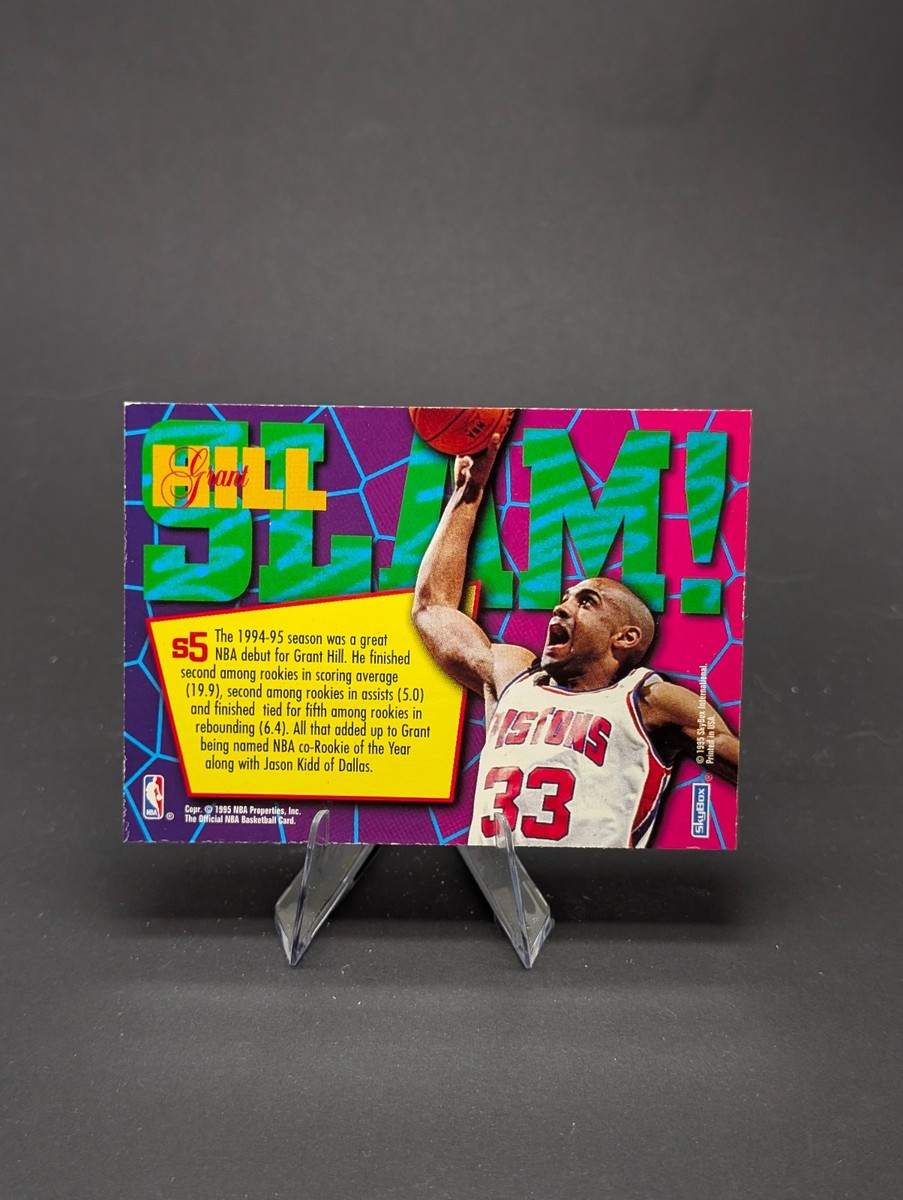 1995 NBA Hoops Skybox Slam! #S5 Grant Hill Pistons | eBay