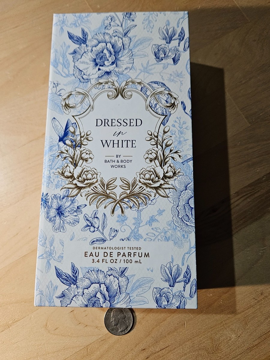 dressed in white perfume Bath and Body Works fragrance mist Fragrance notes: pear blossom, ivory gardenia and satin woods. 236 ml Available on www.beautybox.lk Sri Lanka | Fragrances Dressed in White B&BW: My
