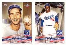 2019 Topps Opening Day 150 Years of Fun - LOS ANGELES DODGERS 
