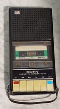 Registratore a cassette portatile Sony con cassa aggiuntiva Philips - Vintage 