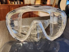 SCUBAPRO Flux Scuba Mask with Ultra Clear Single Lens and Clear Silicon Skirt